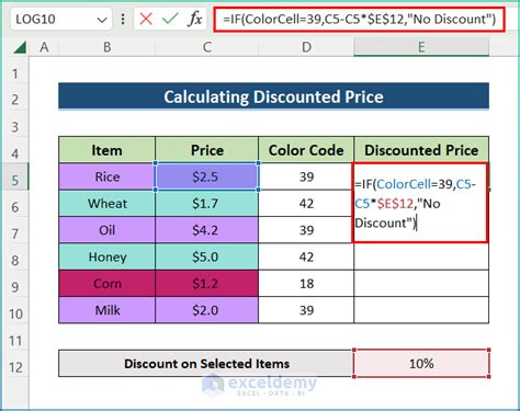 excel color cell if value is true