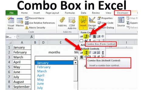 excel combobox value to cell