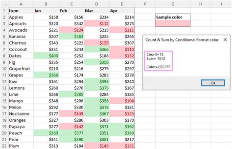excel conditional formatting based on hex codes