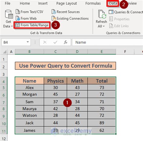 excel convert function to value