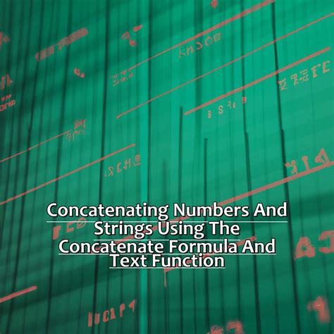 excel convert number to string concatenate