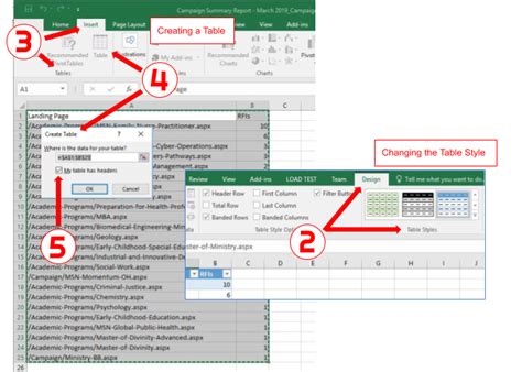 excel convert table to data