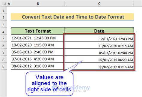excel convert text to date and time