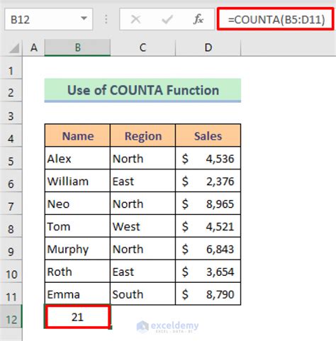 excel count cells in range