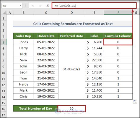 excel count formula not working returns 0