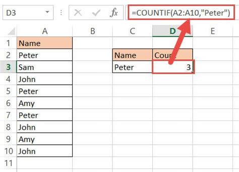 excel count how many times a word appears in multiple columns