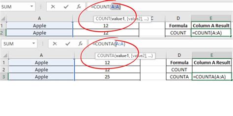 excel count how many times multiple values appear in a column