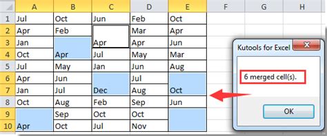 excel count number of rows in a merged cell