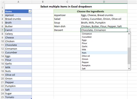 excel create drop down list from multiple sources