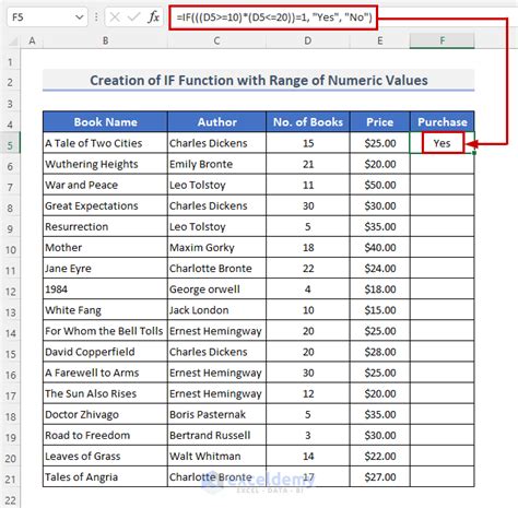 excel create list of values from range