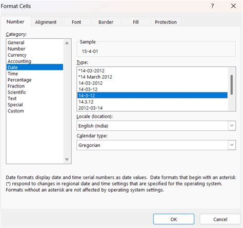 excel custom date format examples