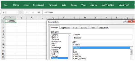 excel custom format currency millions