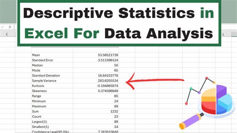 excel data analysis toolpak descriptive statistics