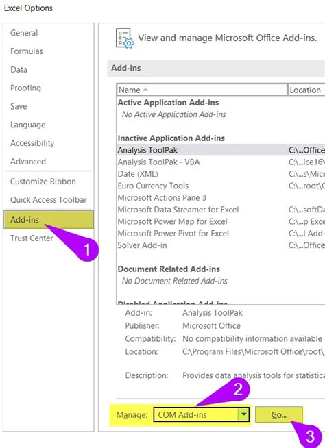 excel disable power pivot