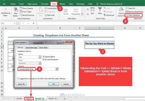 excel drop down list from different workbook
