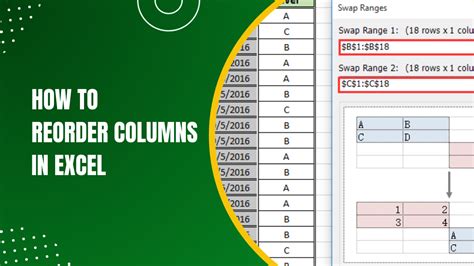 excel easy way to reorder columns