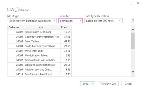 excel export csv custom delimiter