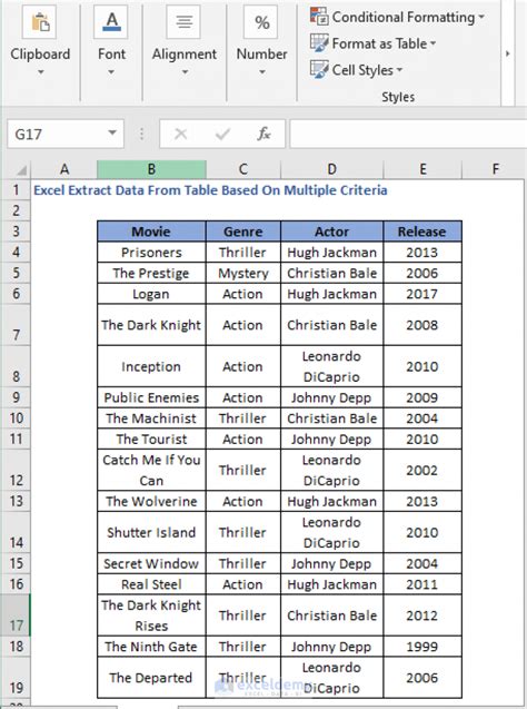 excel extract list based on multiple criteria
