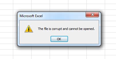excel file corrupted and cannot be opened mac
