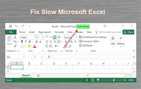 excel file slow and not responding