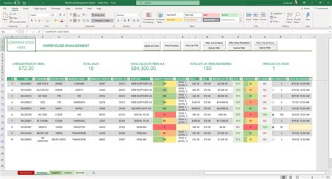 excel file template download