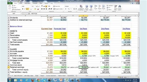 excel financial spreadsheet examples
