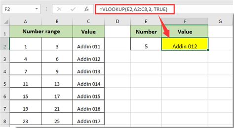 excel find value in range and return value