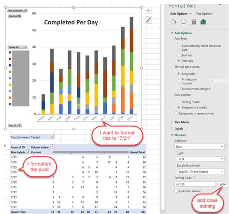 excel format date in pivot chart