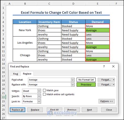 excel formula based on font color