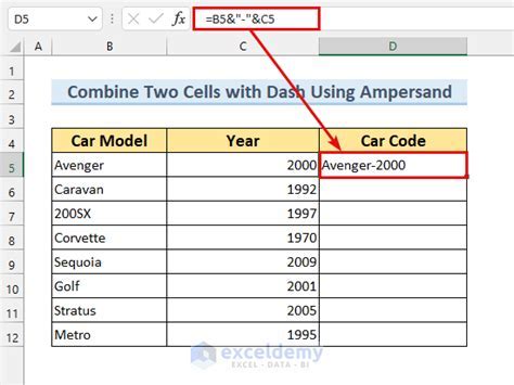 excel formula combine two columns into one
