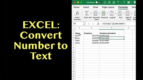 excel formula convert text to integer