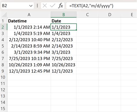 excel formula convert to datetime