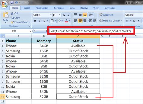 excel formula if else condition