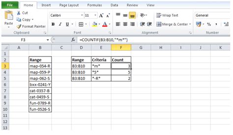 excel formula to count how many cells with text