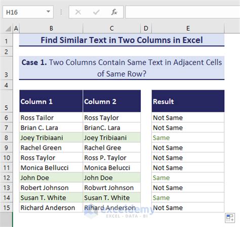 excel formula to find similar text