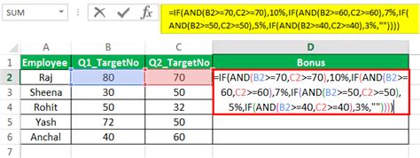 excel formula two if conditions