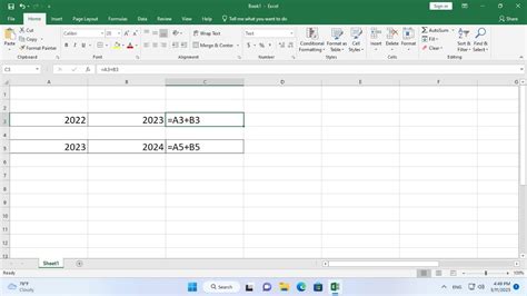 excel formulas doesn't work