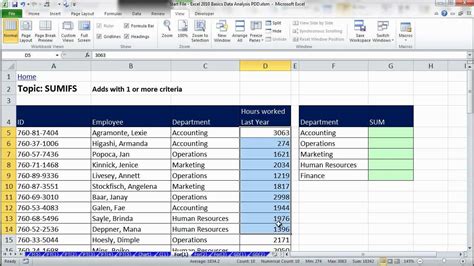 excel formulas for data analysis with examples