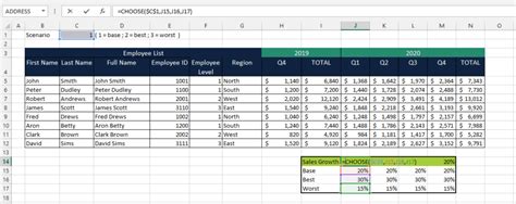 excel formulas for financial modeling