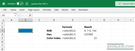 excel get hex color of cell