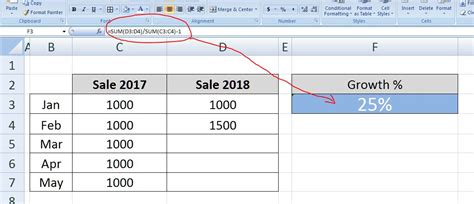 excel growth function