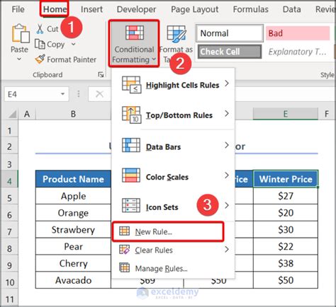 excel highlight cell if value greater than another cell formula
