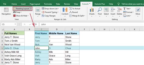 excel highlight row and column when cell selected