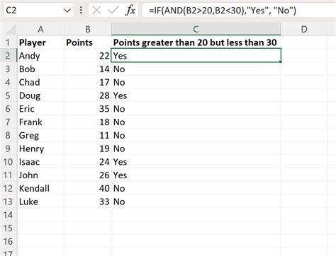 excel if condition greater than and less than