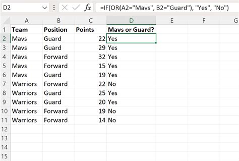 excel if formula with 2 options