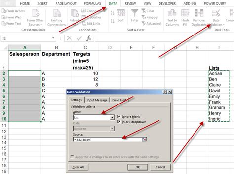 excel if function drop down list