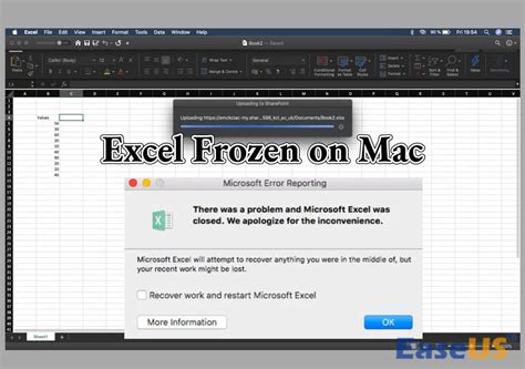 excel is frozen on my mac