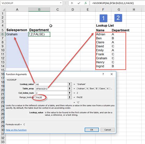 excel lookup drop down list