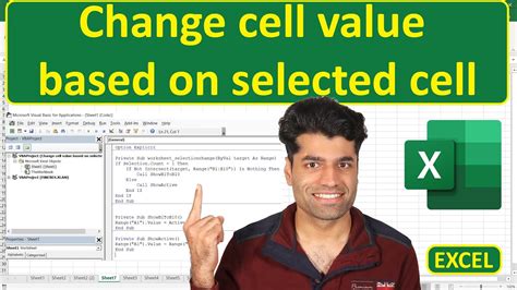 excel macro change cell value based on list