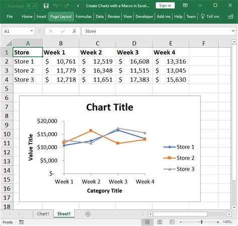 excel macro graph examples
